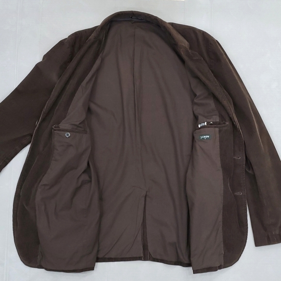 J. Crew Factory sport coat men's XL navy blue corduroy western blazer - Picture 3 of 11